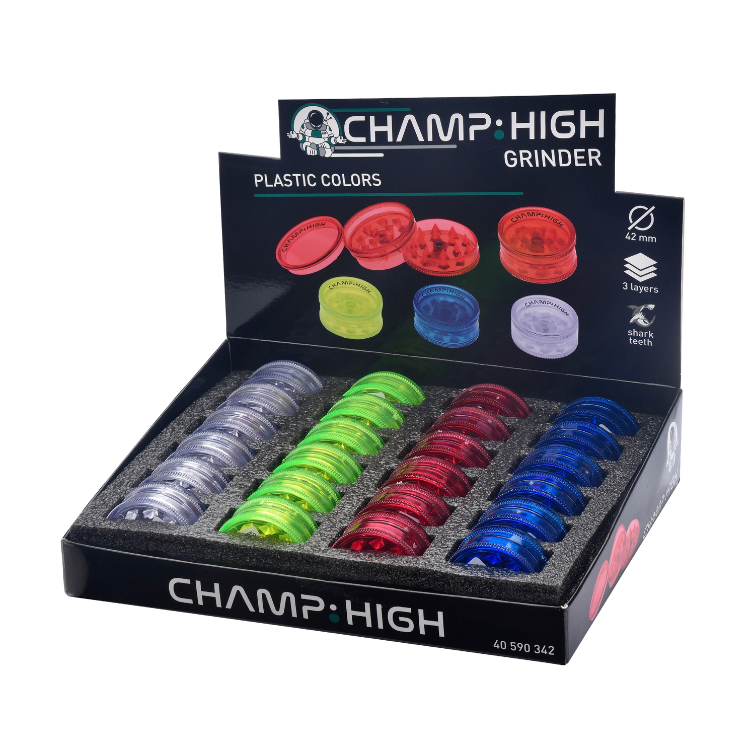 Champ - High Grinder - Plastic Colors 42mm