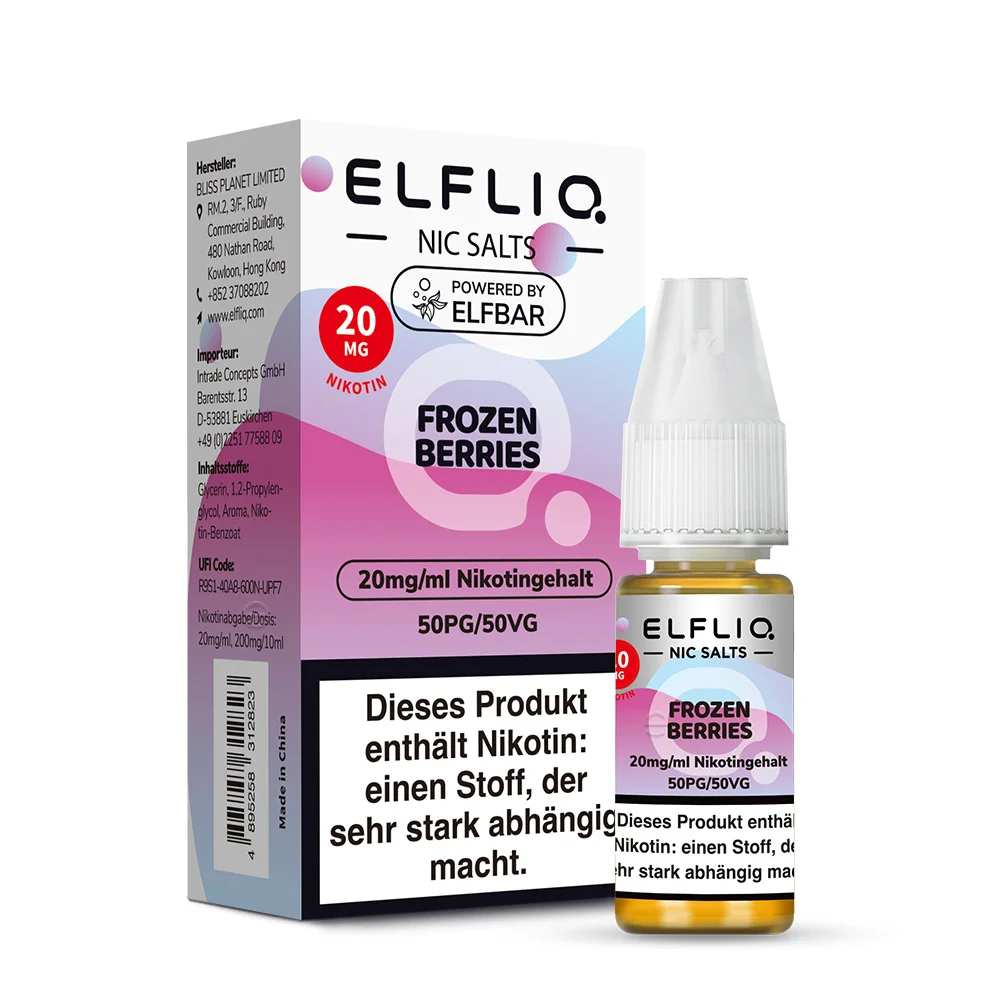 Elfbar Elfliq 10ml - Frozen Berries 20mg