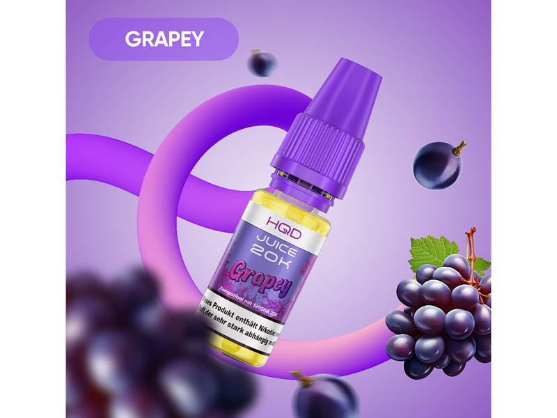 HQD 20K Juice 10ml - Grapey 3mg/ml