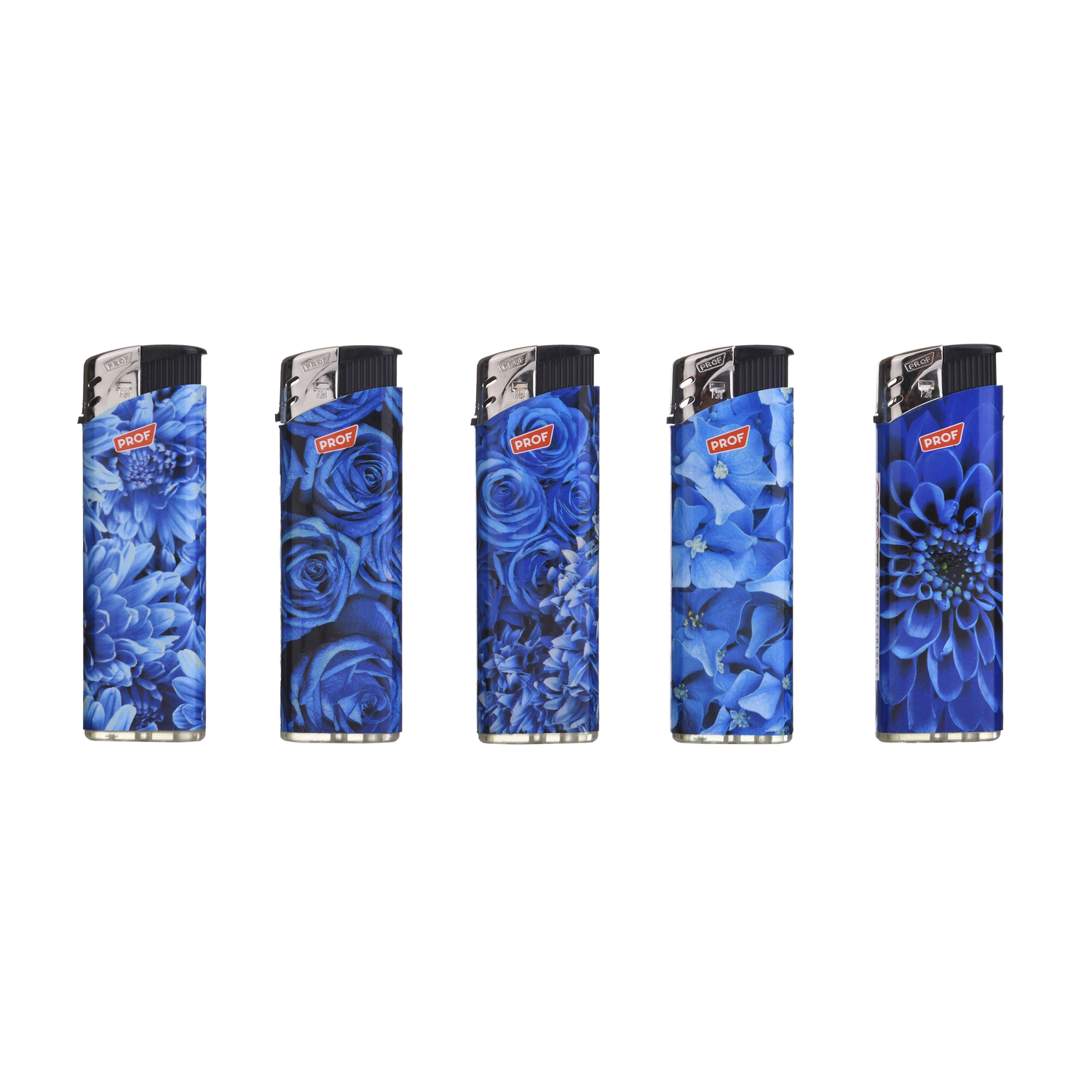 Prof - Feuerzeuge - Blue Flowers