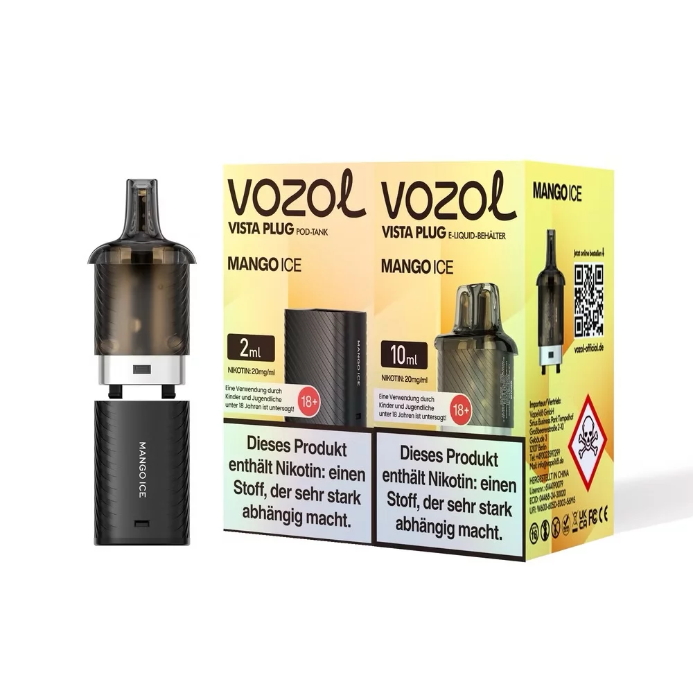Vozol -  Vista Plug Pod Bundle - Mango Ice