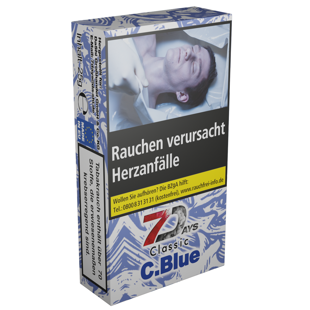 7 Days Tobacco 25g - Cold Blue