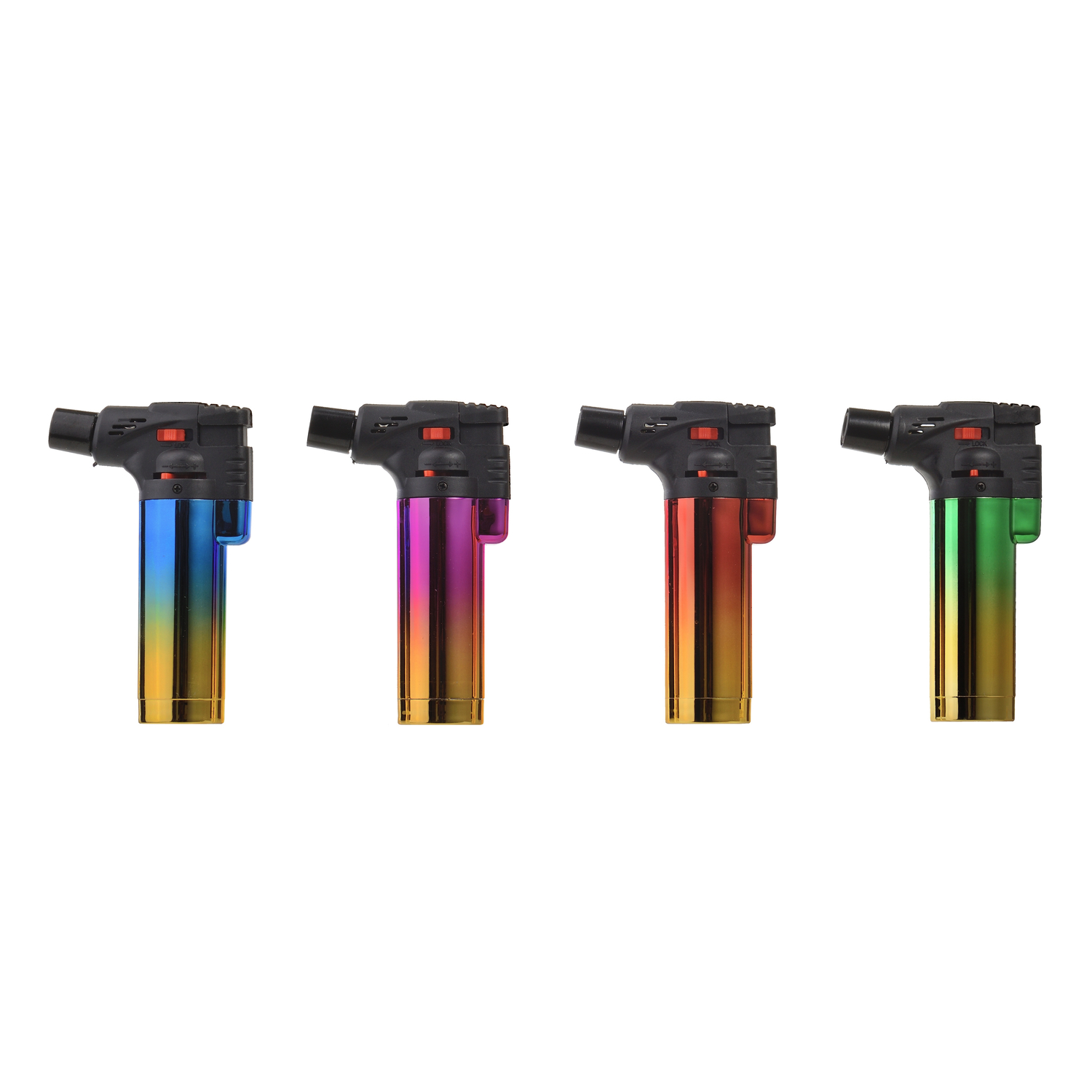 Prof - Feuerzeuge - Easy Torch Anodized Blueflame 12er