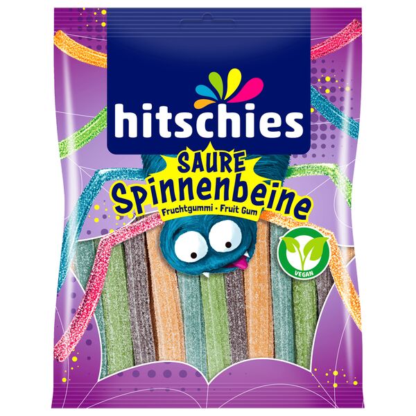 Hitschies - Vegan - Saure Spinnenbeine Fruchtgummi
