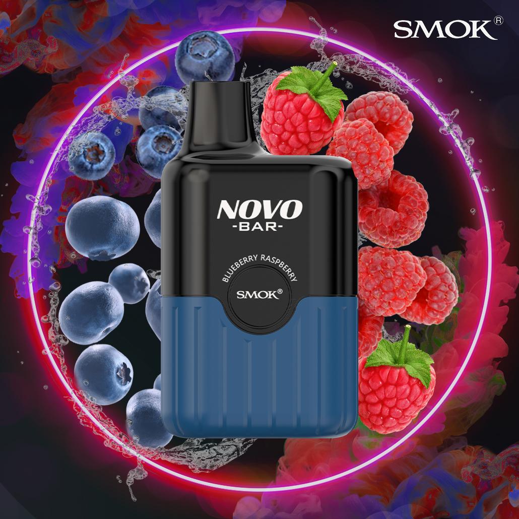 Smok Novo Bar - E-Shisha - 600 Züge - Blueberry Raspberry