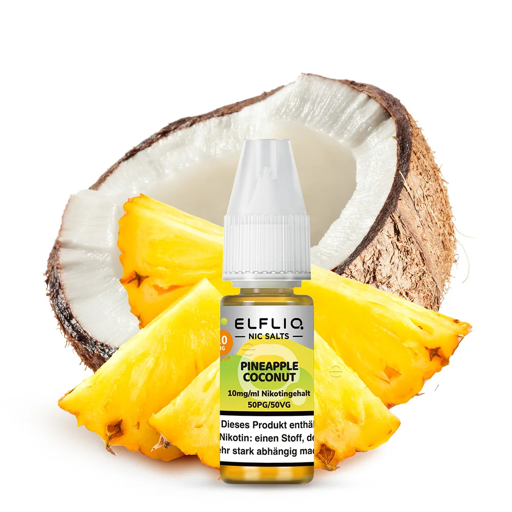 Elfbar Elfliq 10ml - Pineapple Coconut 10mg