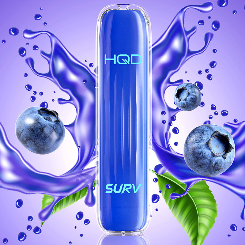 HQD Surv - E-Shisha - 600 Züge - Blueberry
