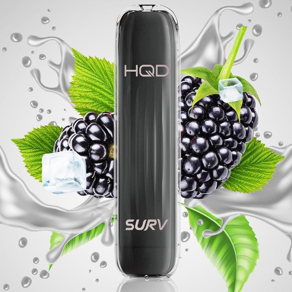 HQD Surv - E-Shisha - 600 Züge - Blackberry Ice