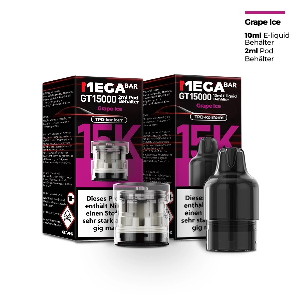 MegaBar - GT15000 - Pod - Grape Ice