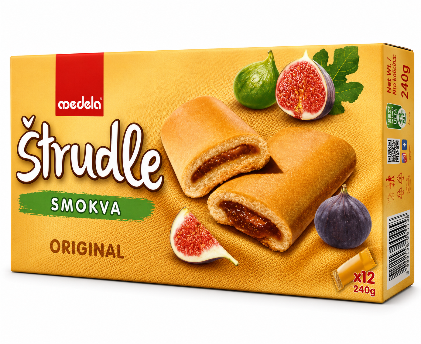 Medela - Strudelgebäck Feigen 240g