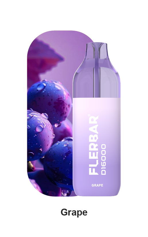 Flerbar - E-Shisha- Bundle - D16000 - Grape 