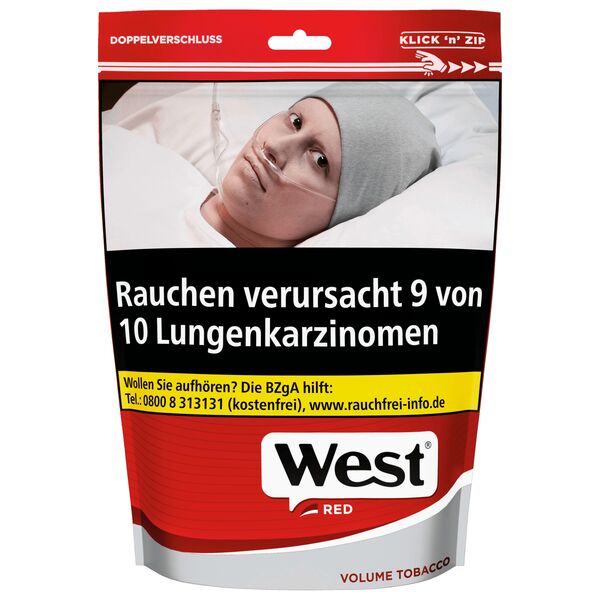 West - Red Volume Tobacco 100g - 29,95