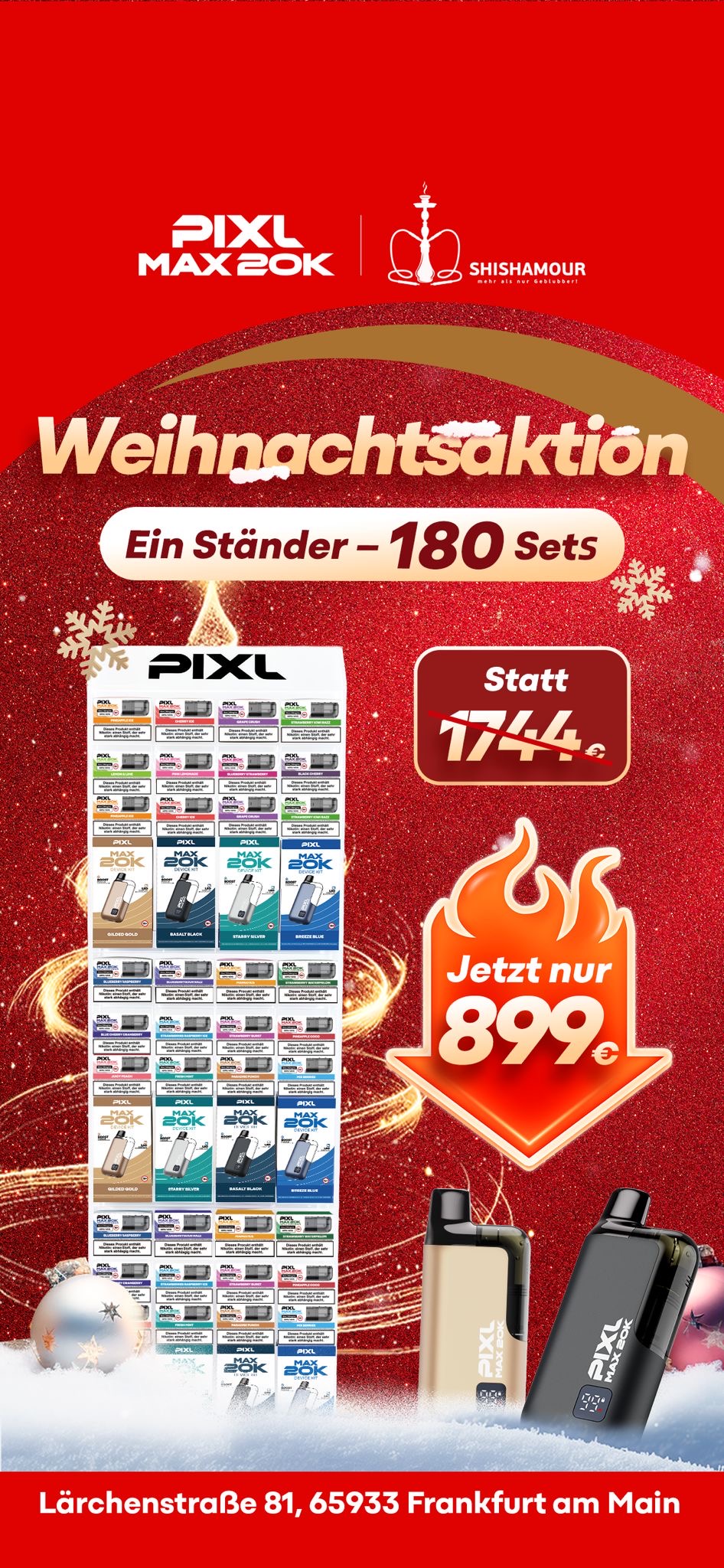 PIXL Display Aktion 180 Pod & 160 Basisgerät