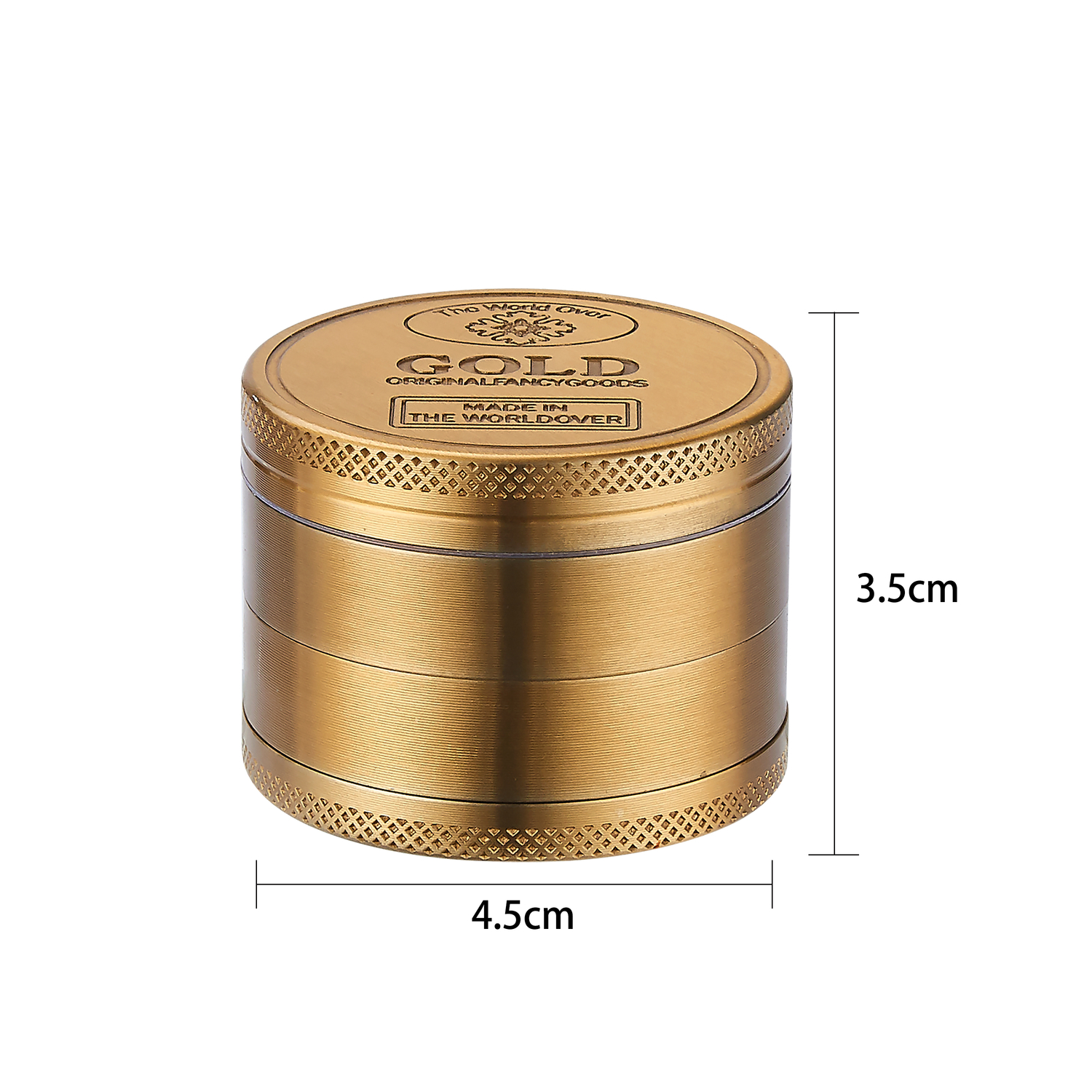 Champ - HIgh Grinder - Gold Bar 50mm - 4 Lay
