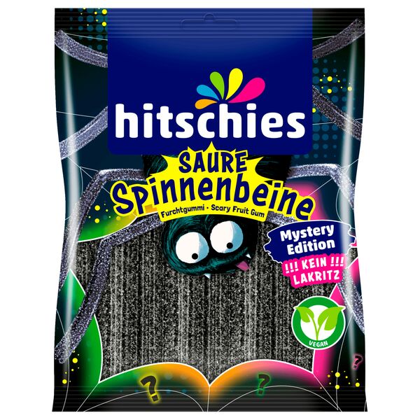 Hitschies - Vegan - Saure Spinnenbeine Mystery Edition Fruchtgummi