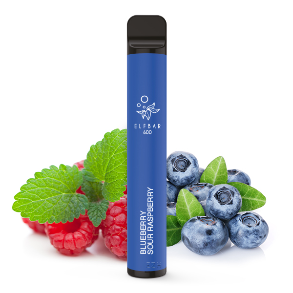 Elfbar E-Shisha - 600 Züge - Kindersicherung - Blueberry Sour Raspberry