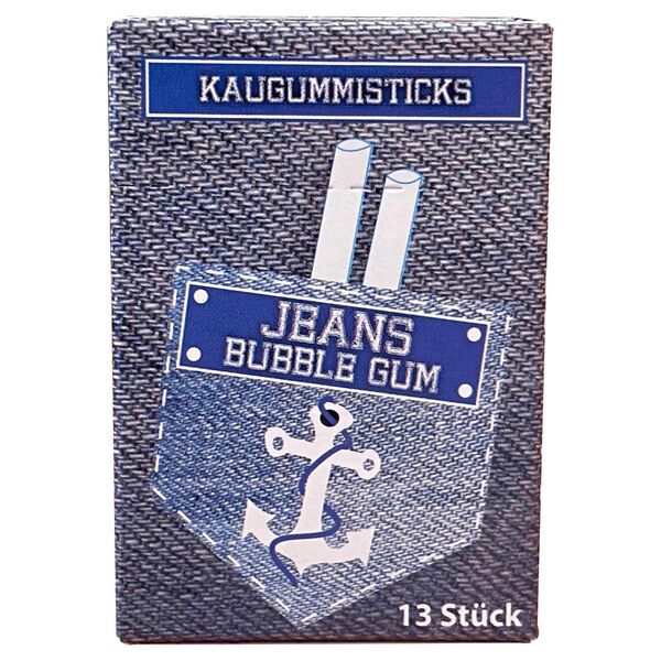 Jeans - Kaugummi Sticks 44g - Vegan