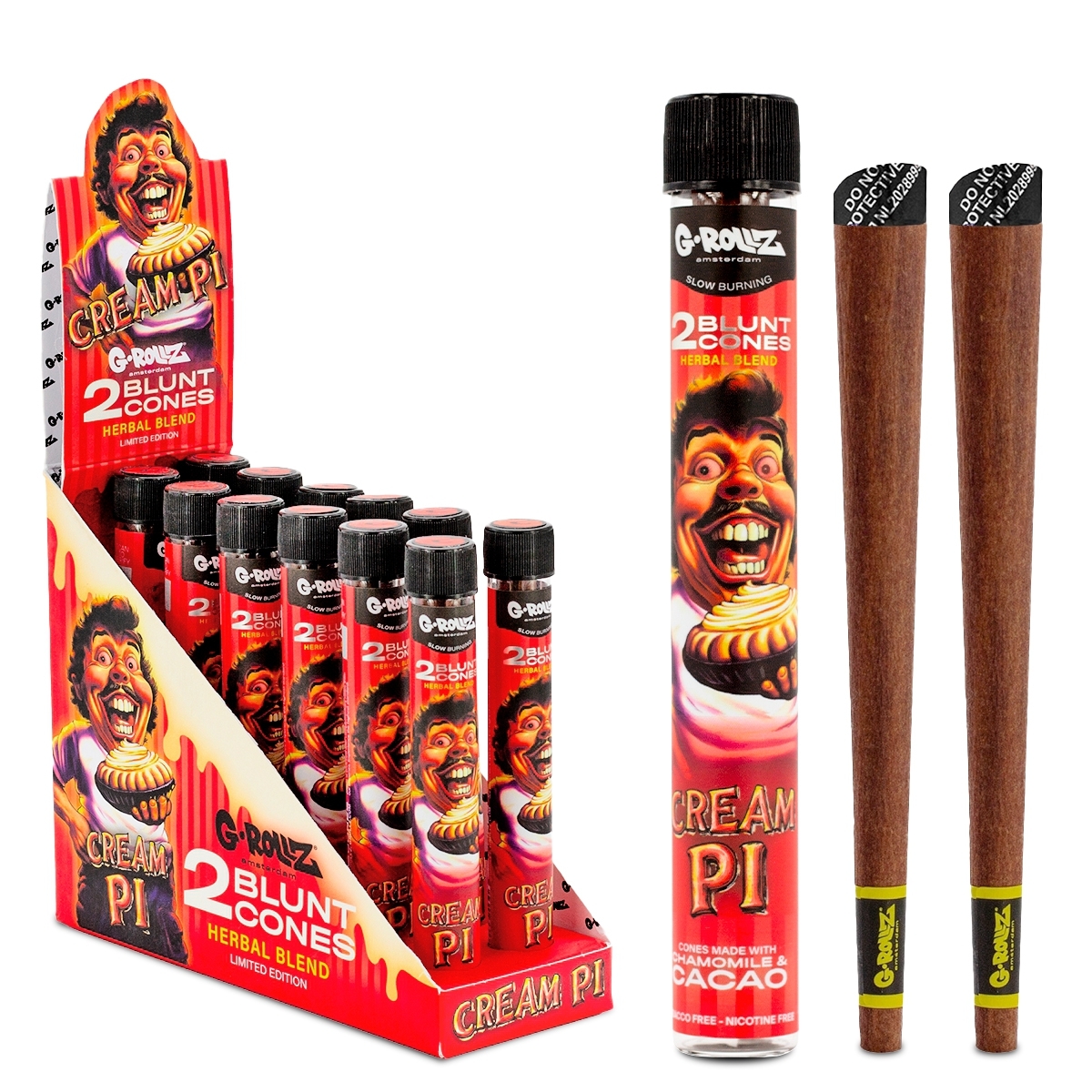 G-Rollz - 2er Blunt Cones - Cream Pi GR1535B-DIS
