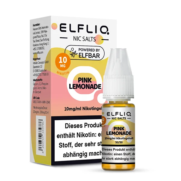 Elfbar Elfliq 10ml - Pink Lemonade 10mg