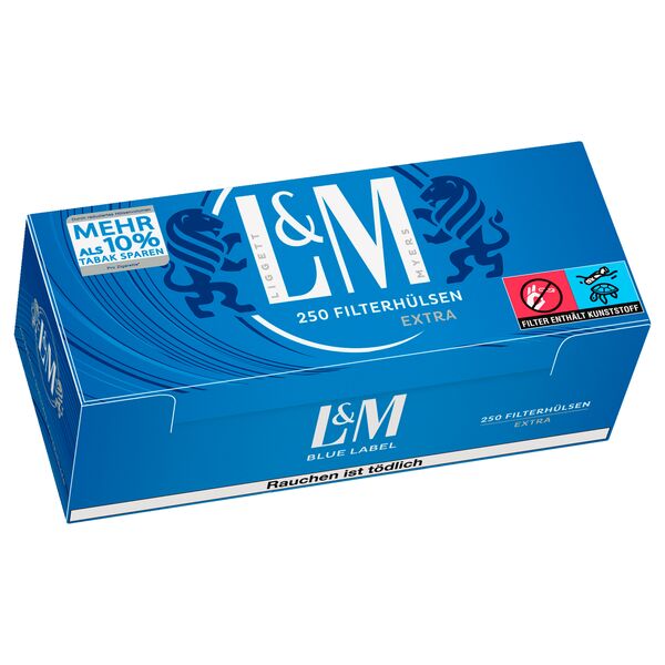 L&M Hülsen - Blau 250er