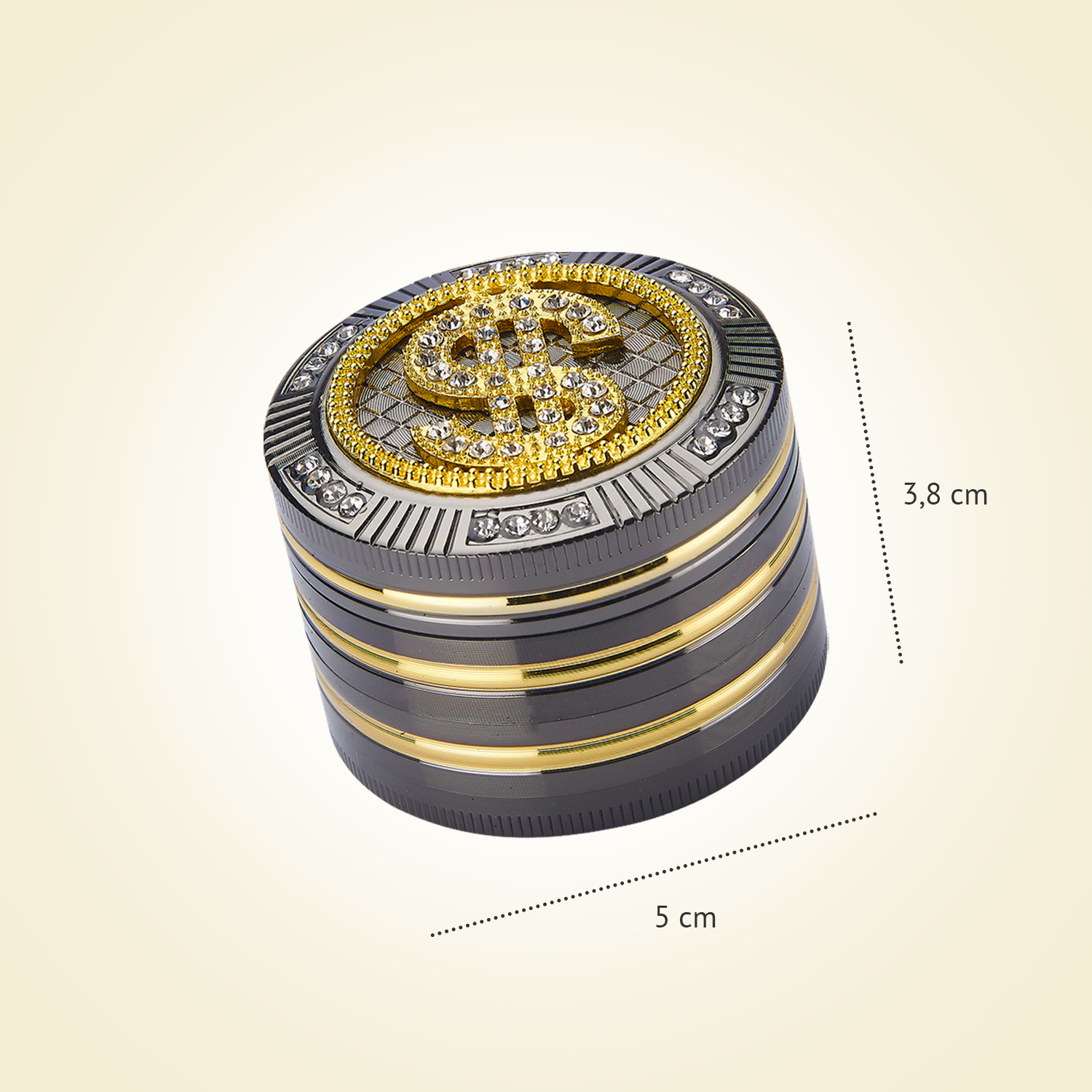 Champ - High Grinder - Bling Bling Dollar 50mm