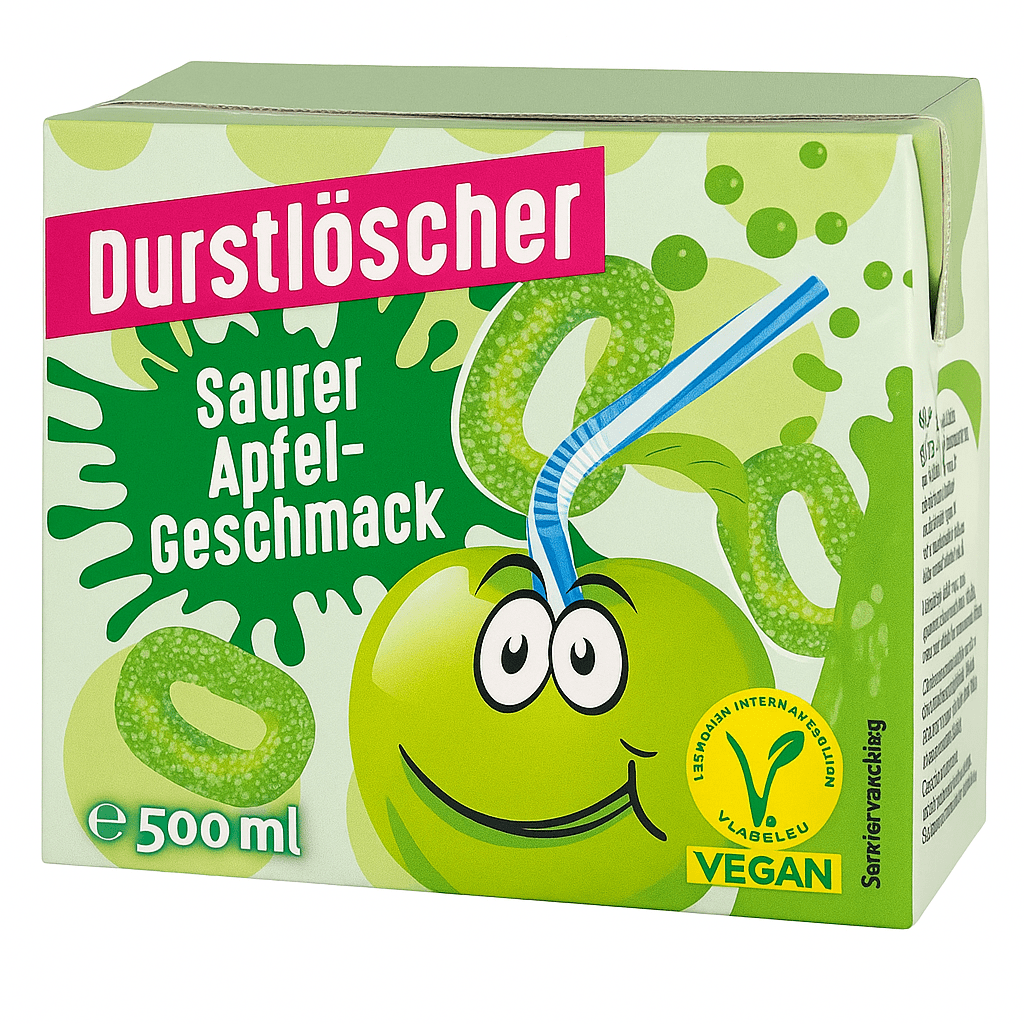 Durstlöcher - 500ml - Saurer Apfel-Geschmack