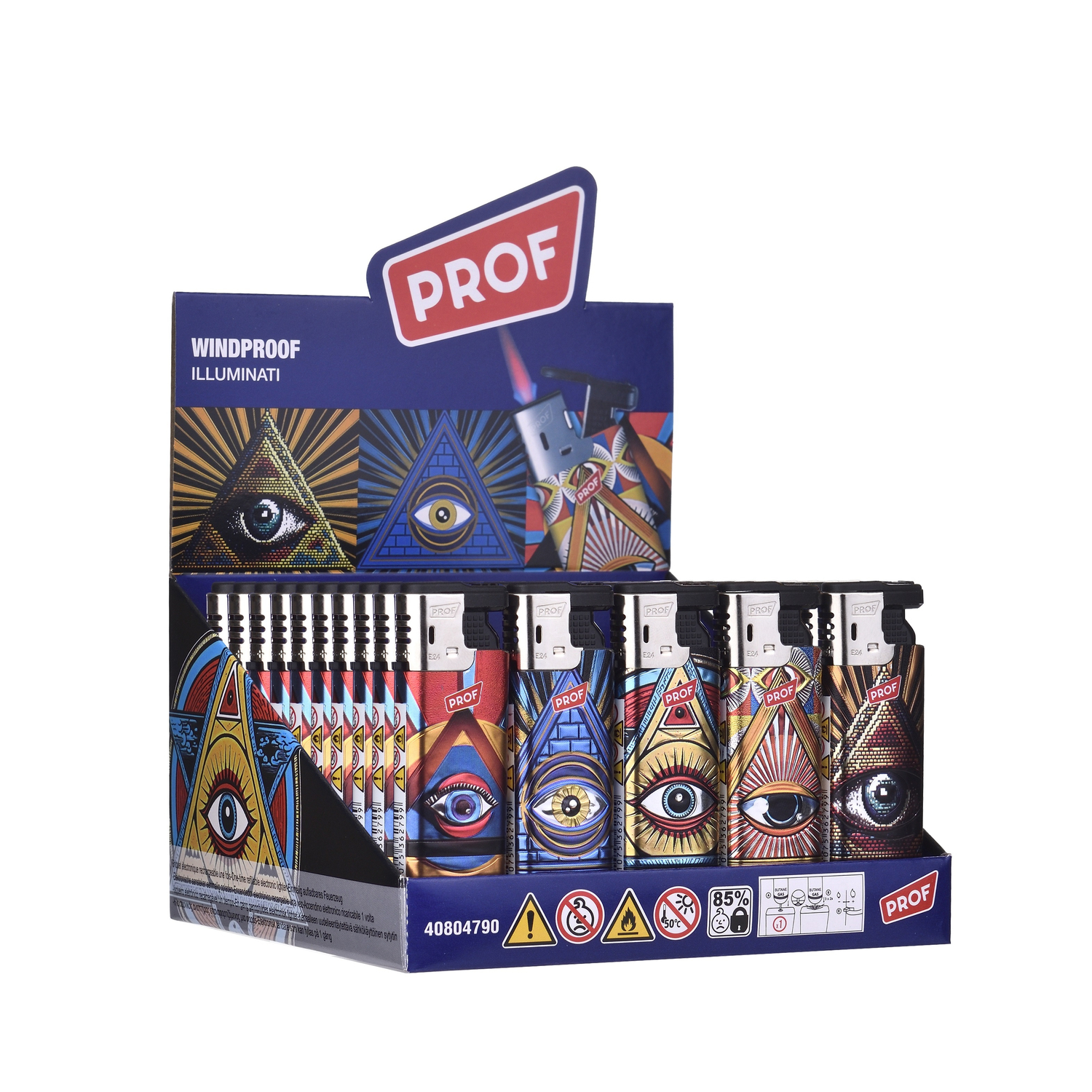 Prof - 3D Feuerzeuge - Effect Color Illuminati