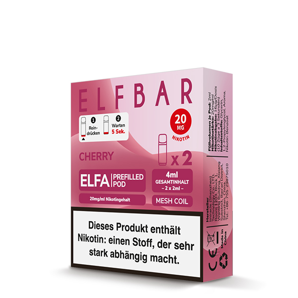 Elfbar - Elfa Prefilled Pod 2x2ml - Cherry