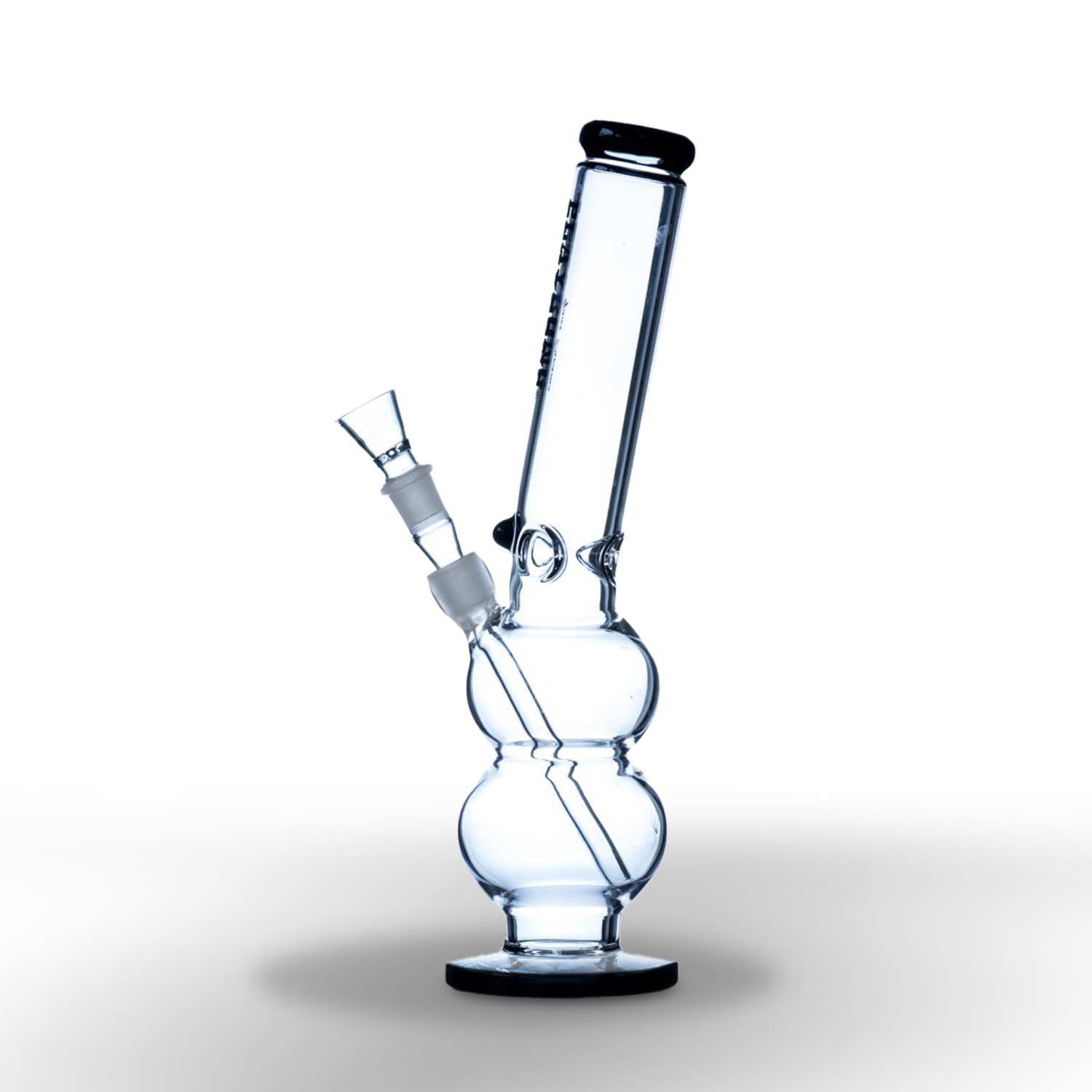 Playbong Glasbong | Zylinder mit 2 Kugeln + Eis