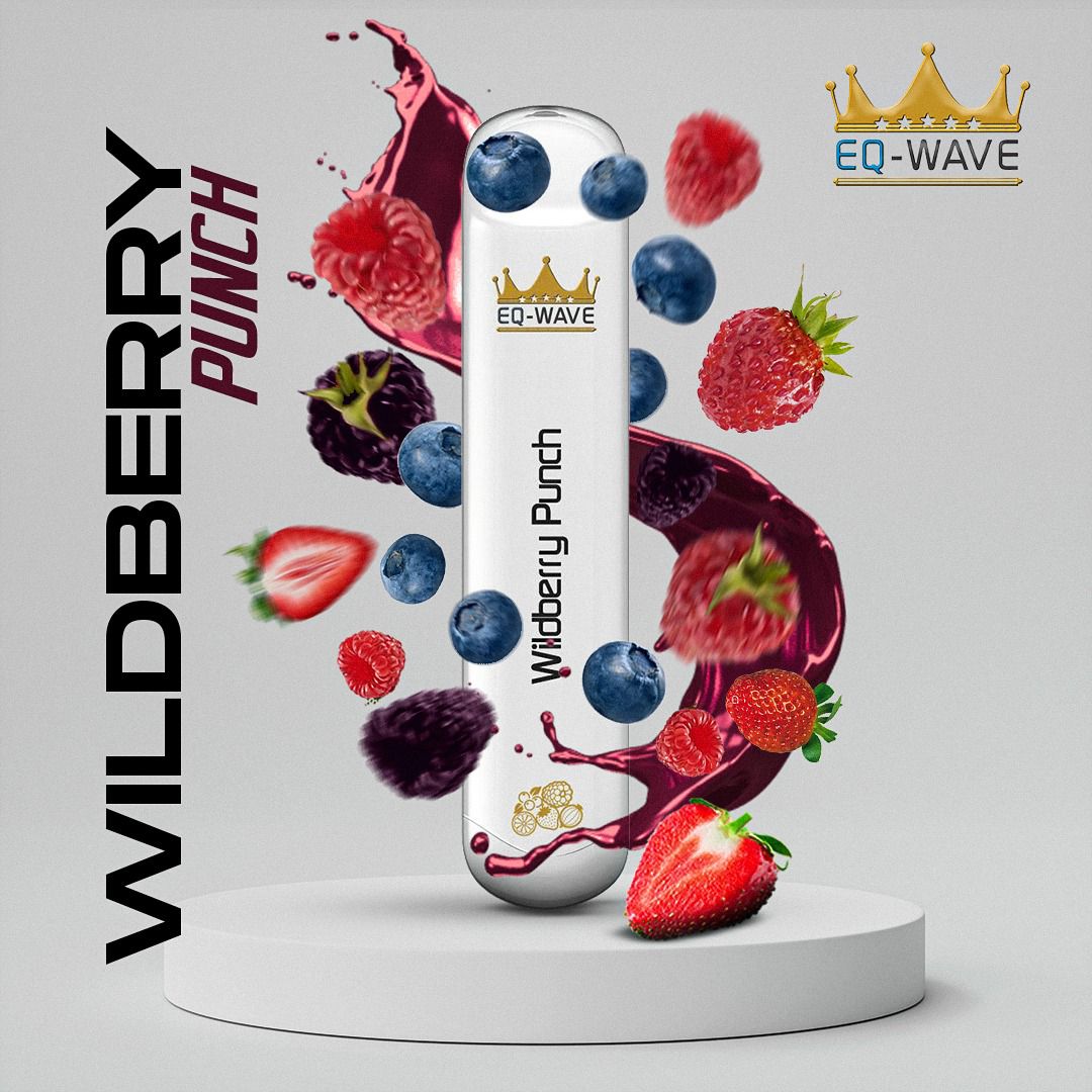 EQ-Wave E-Shisha - 600 Züge - Wildberry Punch