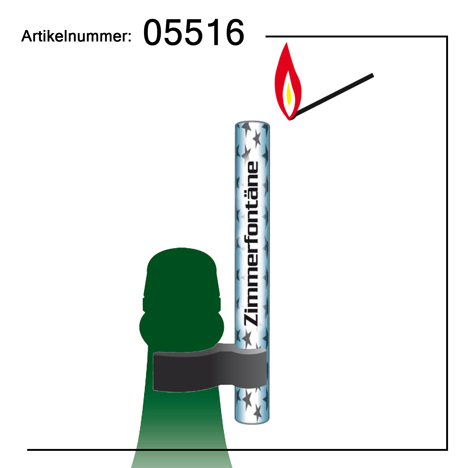 Sektflaschenhalter für Partyfontäne, 36er Schtl.