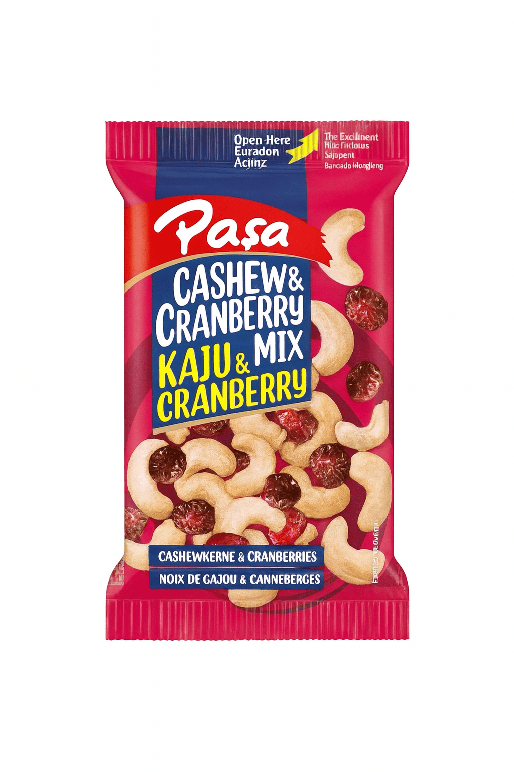 Pasa - Cashewkerne & Cranberries 40g