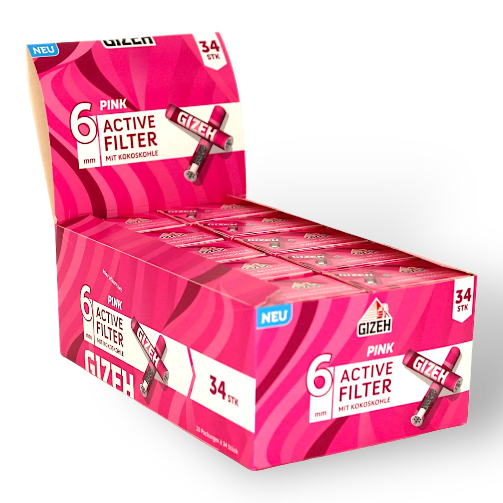 Gizeh - Active Filter 6mm - Pink