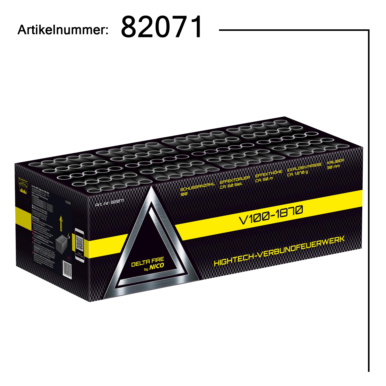 Delta Fire V100-1870 - 100 Schuss