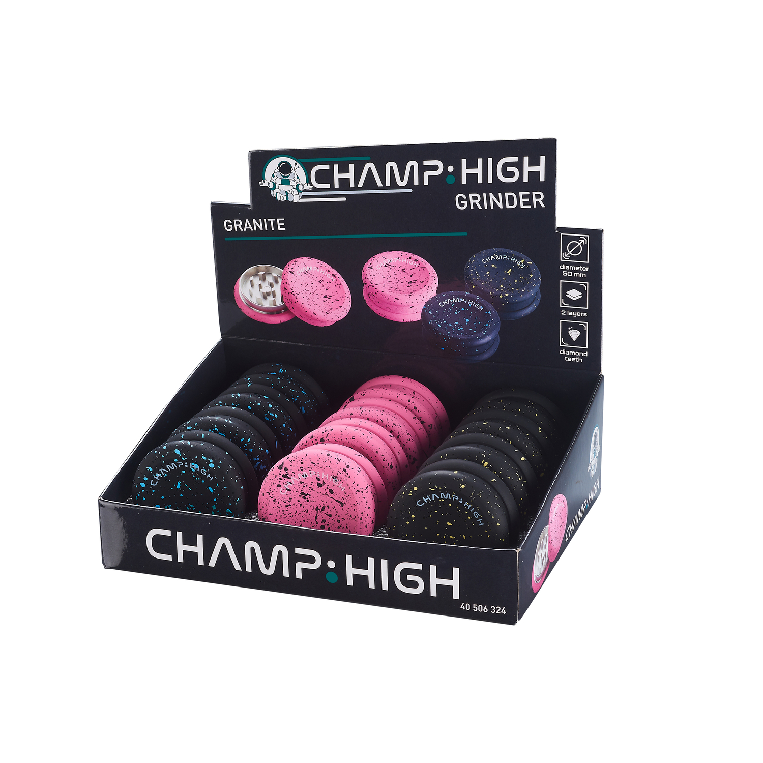 Champ - High Grinder - The Granite 50mm