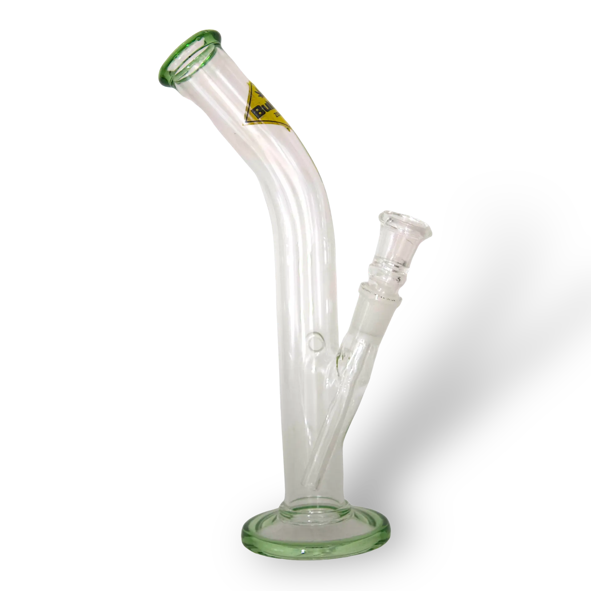 Heavy Glass Bong Zylinenderische Gebogne