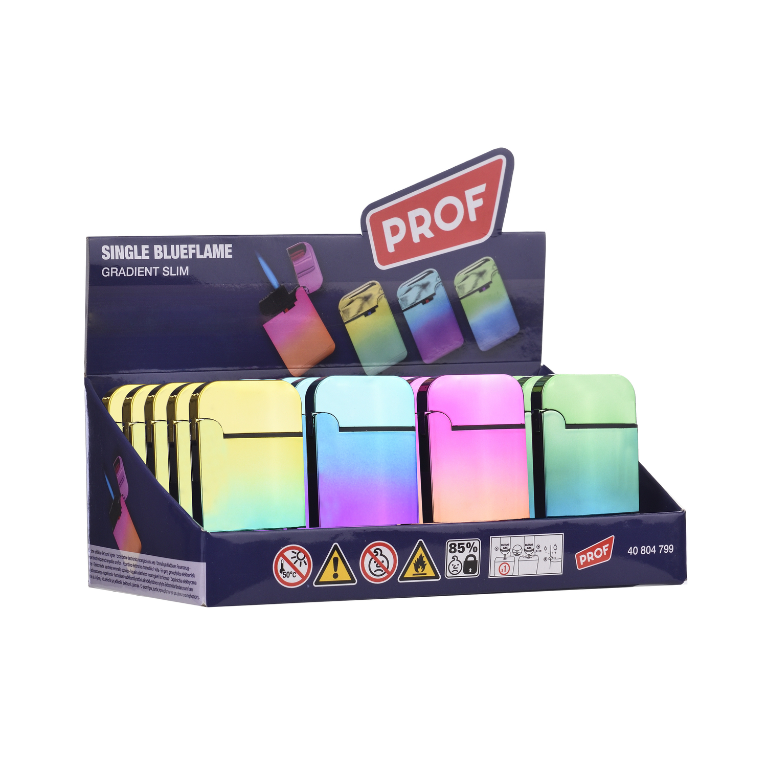 Prof - Feuerzeuge - Gradient Slim Jetflame 20er