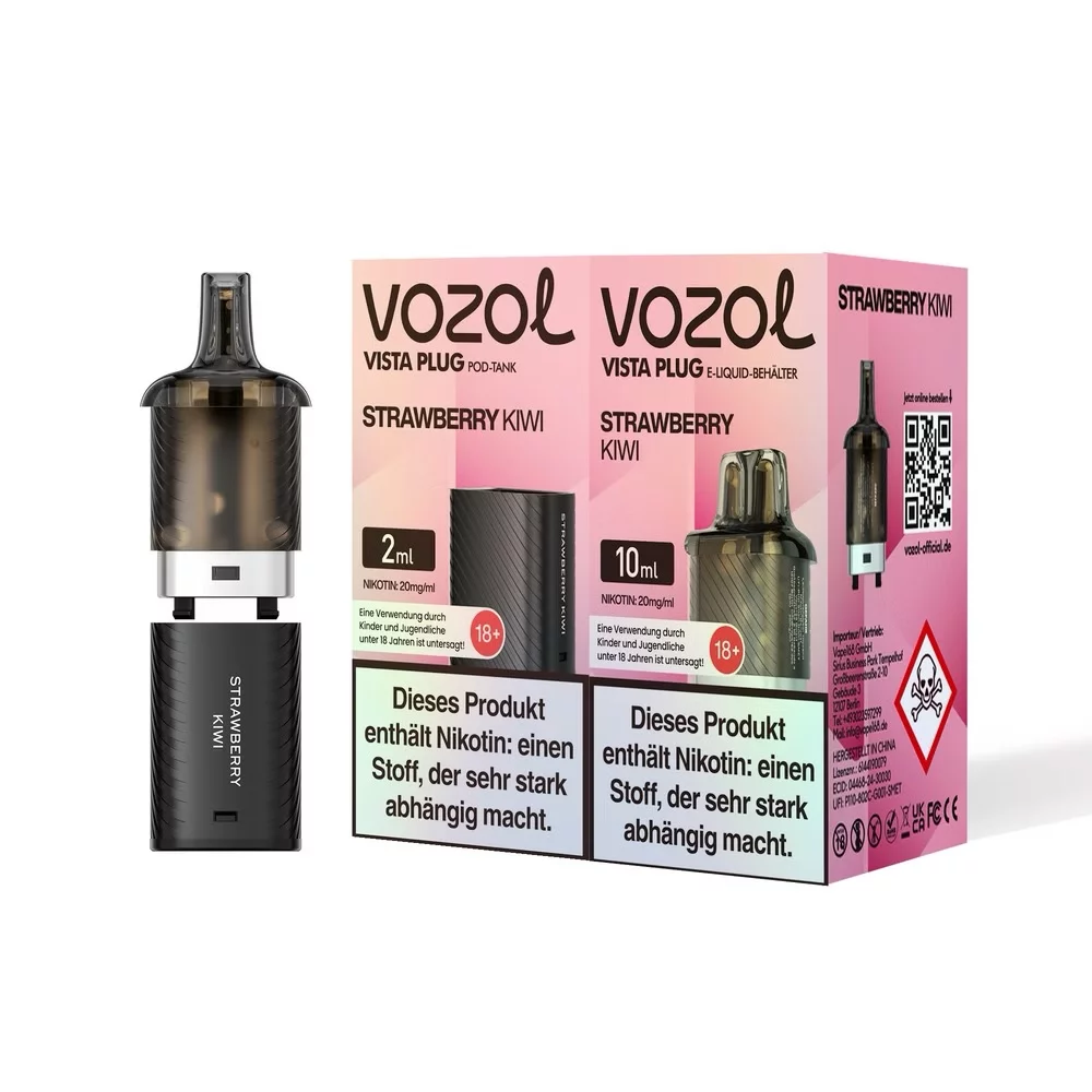 Vozol -  Vista Plug Pod Bundle - Strawberry Kiwi