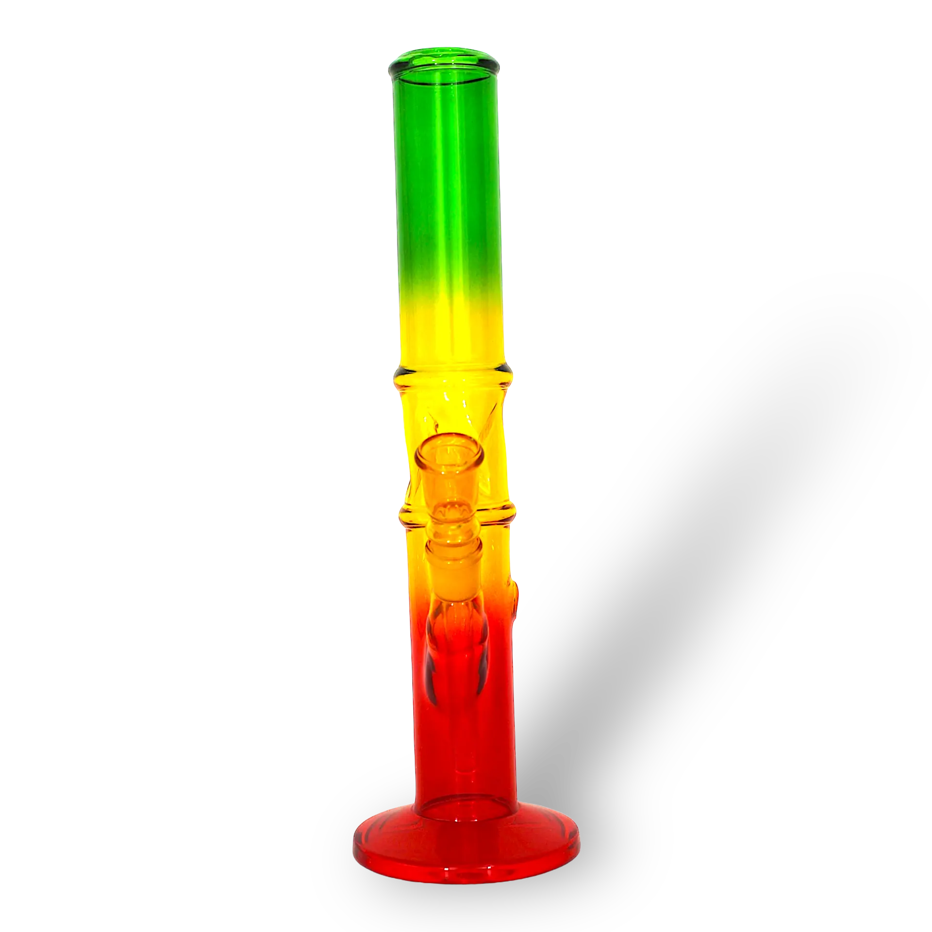 Glasbong Rasta Farbe mit Bullet Eis mit KickLoch