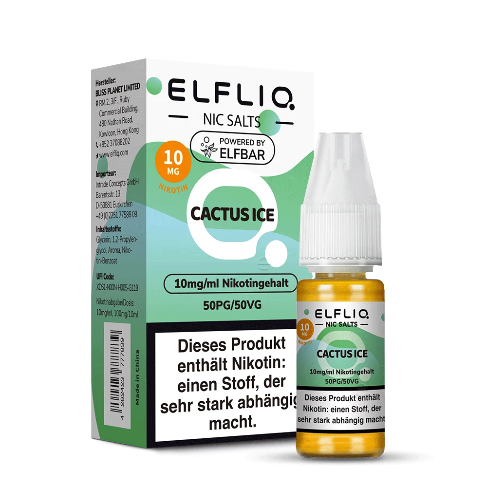 Elfbar Elfliq 10ml - Cactus Ice 10mg