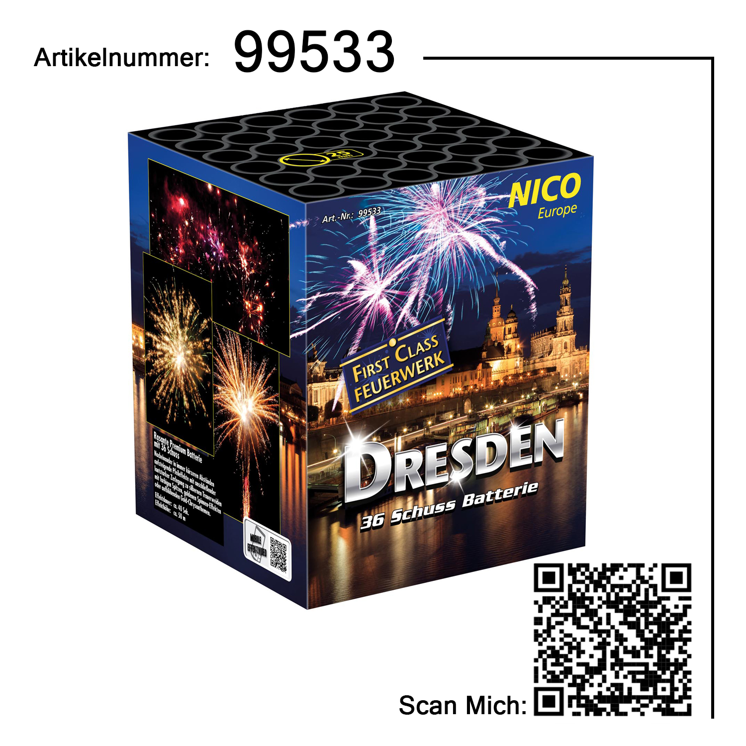 Dresden, 36 Schuss
