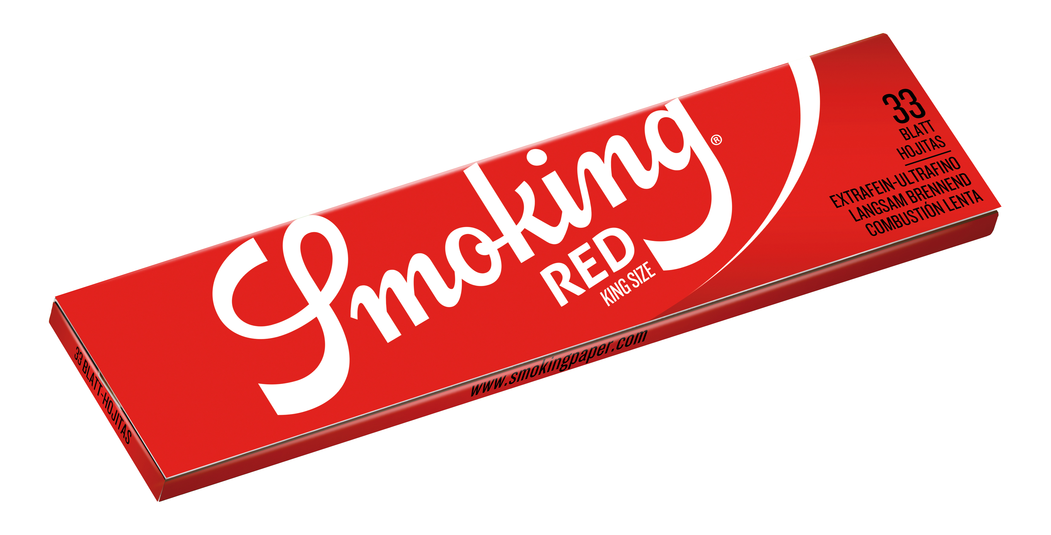 Smoking - King Size - Red 50 Hefte à 33 Blatt