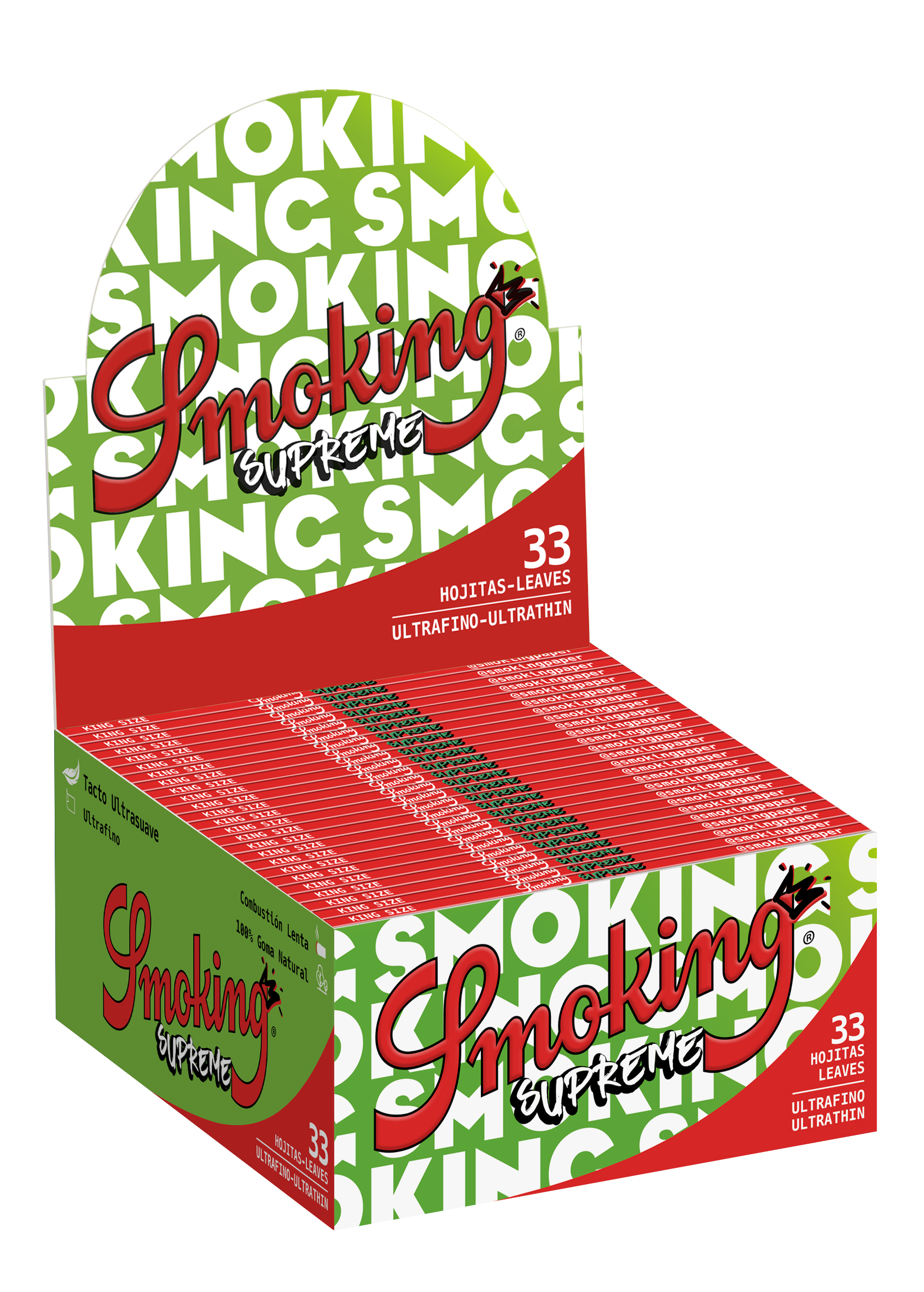 Smoking - King Size - Supreme 50 Hefte à 33 Blatt