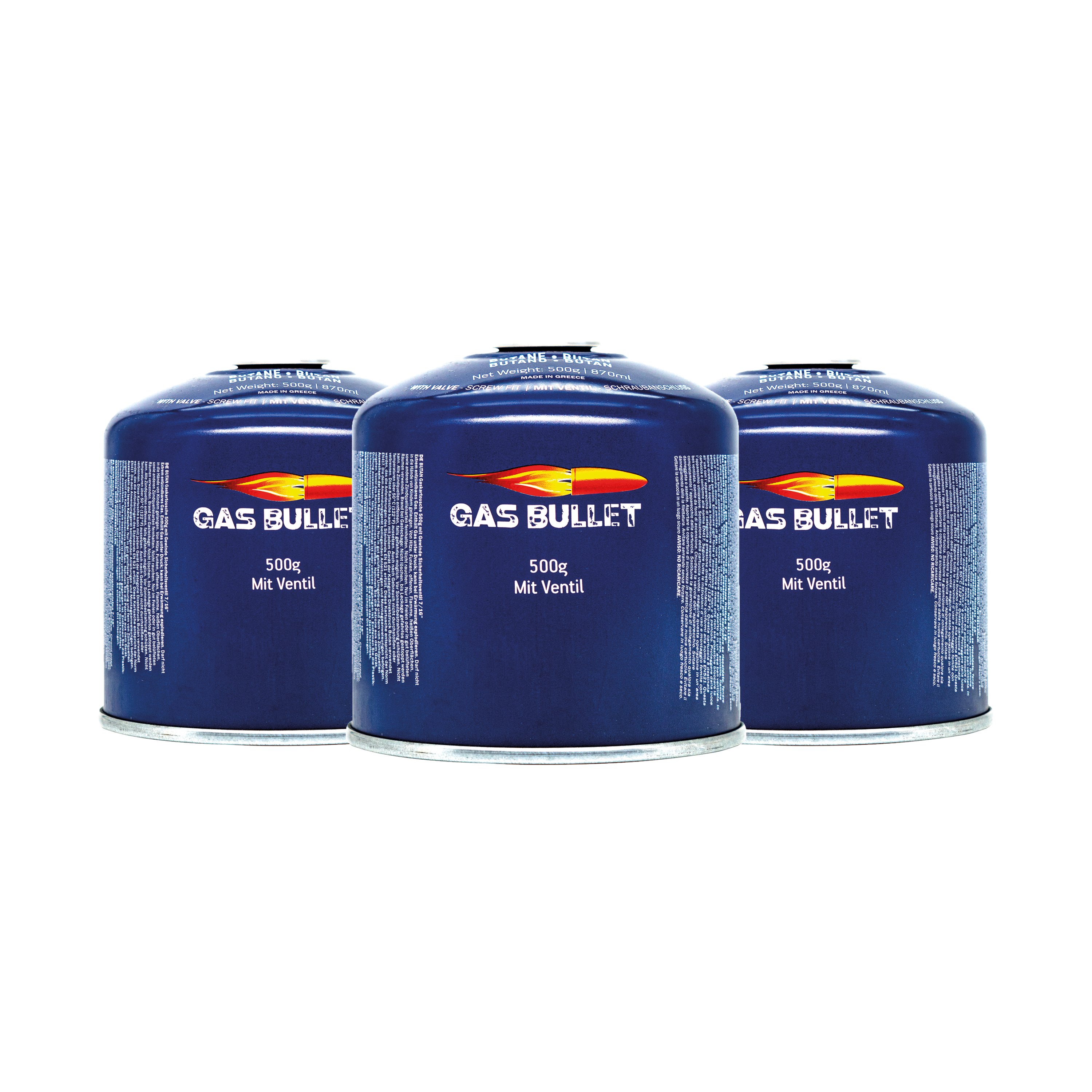 Gas Kartusche 500g - 4er Pack