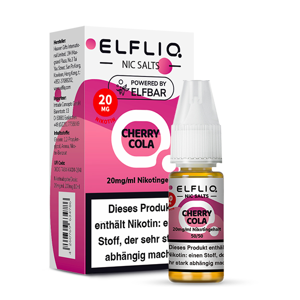 Elfbar Elfliq 10ml - Cherry Cola 20mg