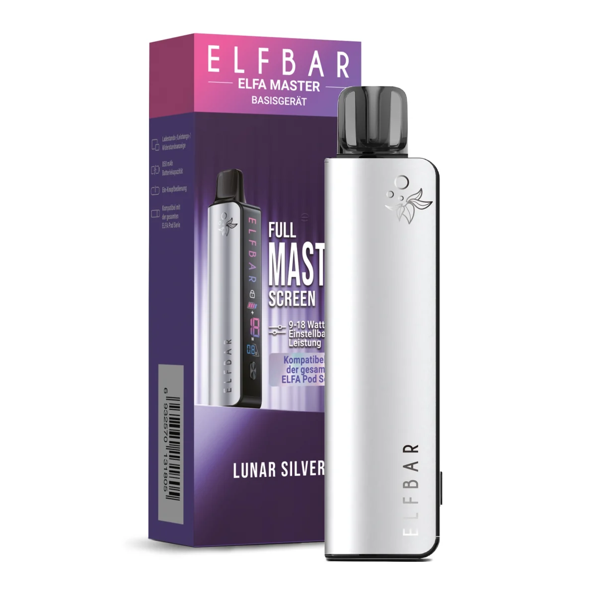 Elfbar Elfa Master Akku - Lunar Silver