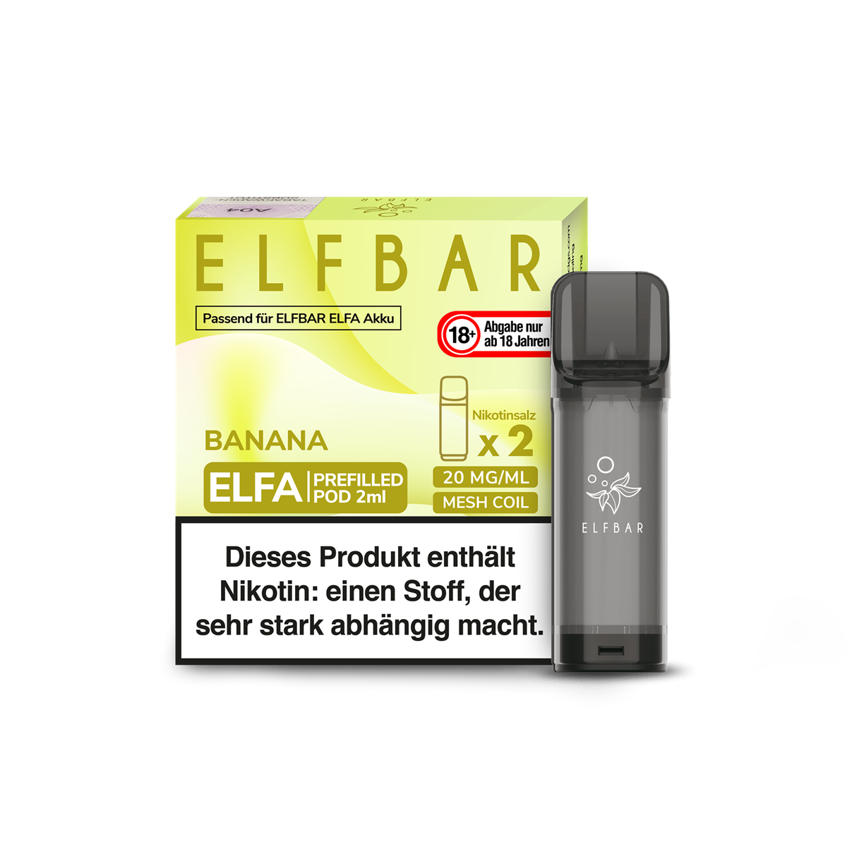 Elfbar - Elfa Prefilled Pod 2x2ml - Banana