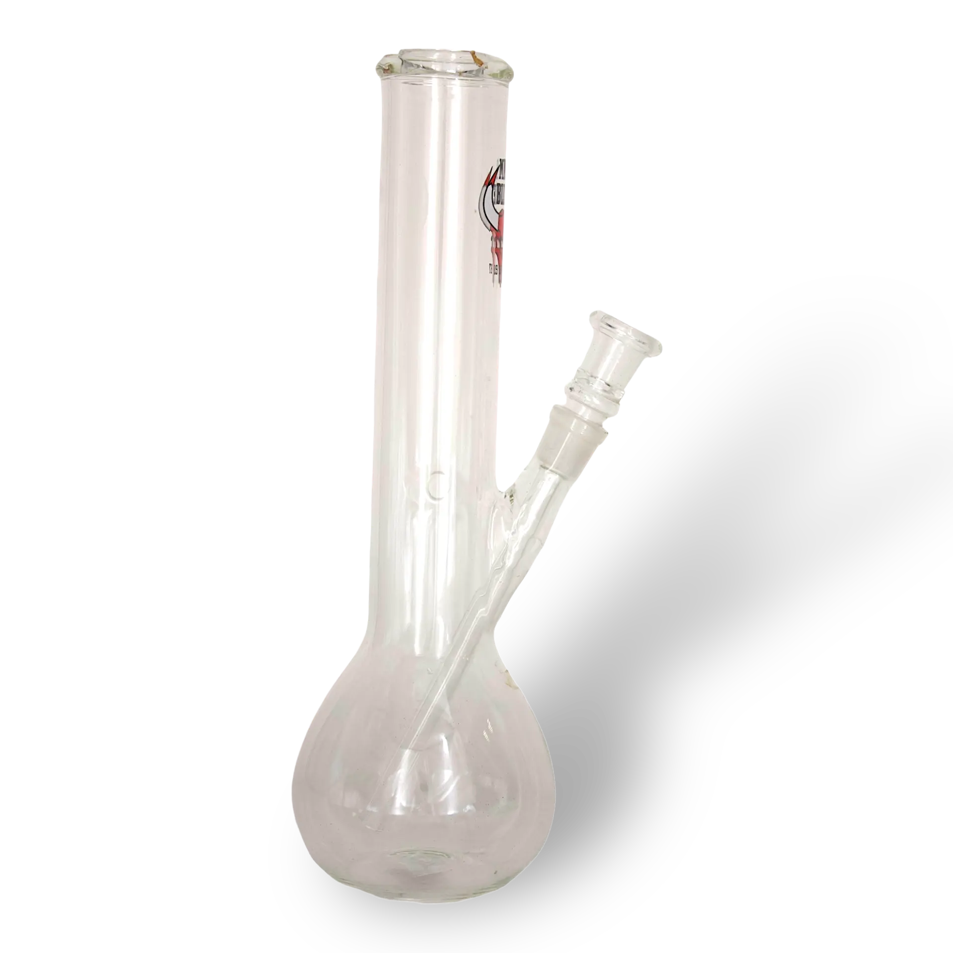 Mr.Bullet Glasbong mit Kugel gerad.Mundst.