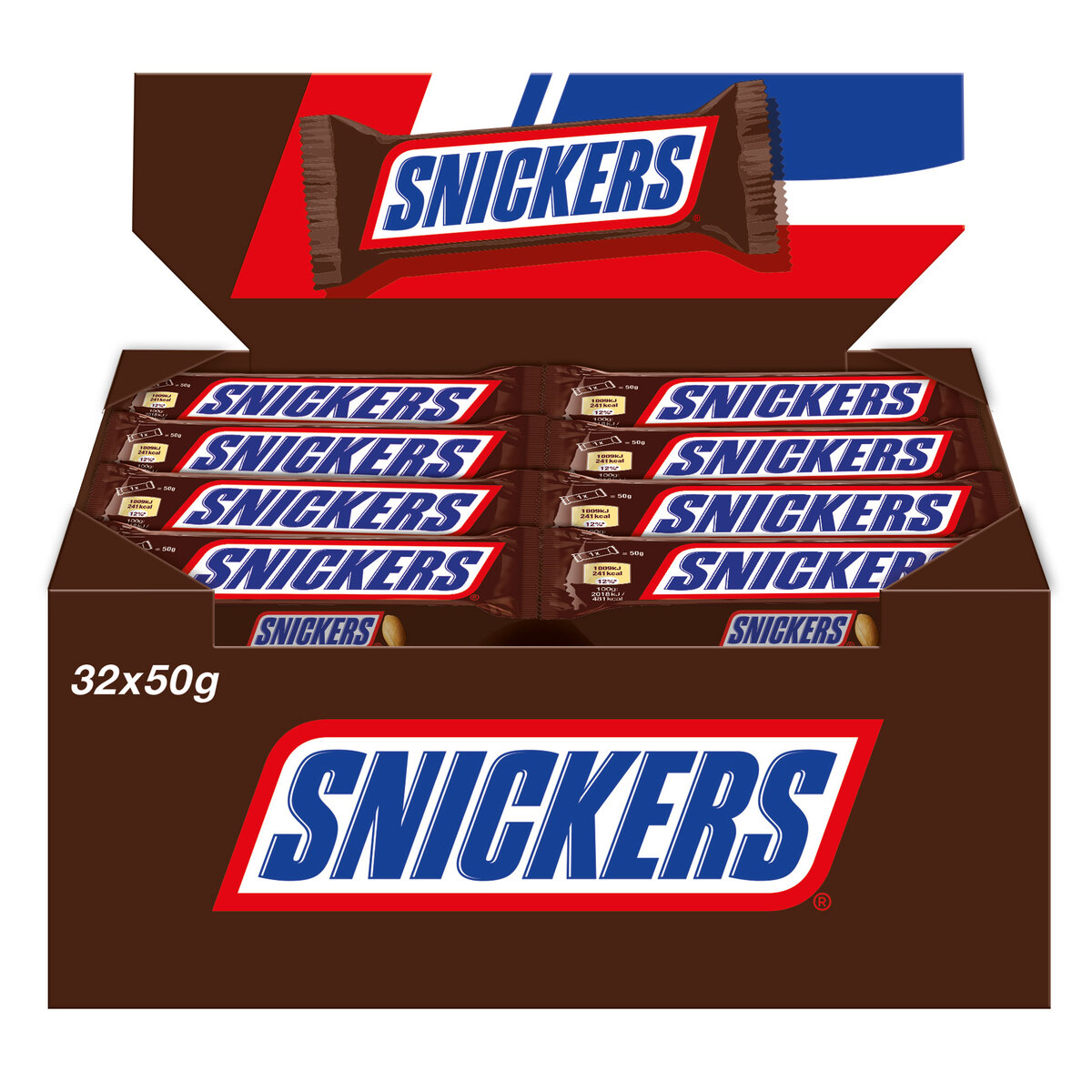 Snickers Schokoladen-Riegel 50g