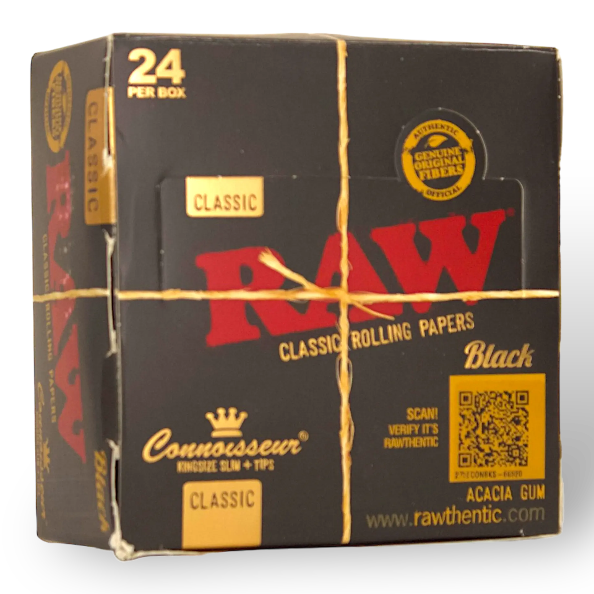 RAW - Kingsize Slim + Tips - Schwarz
